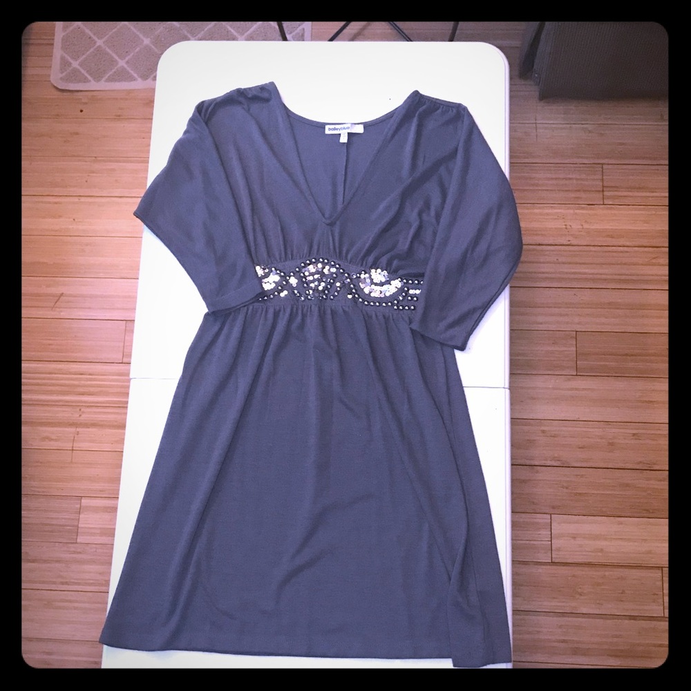 Gray fall dress
